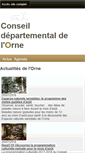 Mobile Screenshot of m.orne.fr