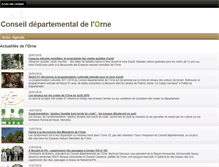 Tablet Screenshot of m.orne.fr