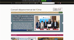 Desktop Screenshot of orne.fr