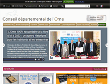 Tablet Screenshot of orne.fr