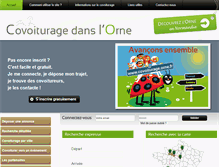 Tablet Screenshot of covoiturage.orne.fr
